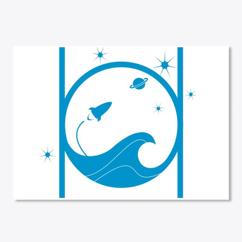 Space Ocean Sticker